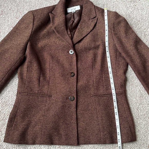 Le Suit vintage stylish herringbone suit 10 - Picture 13 of 15